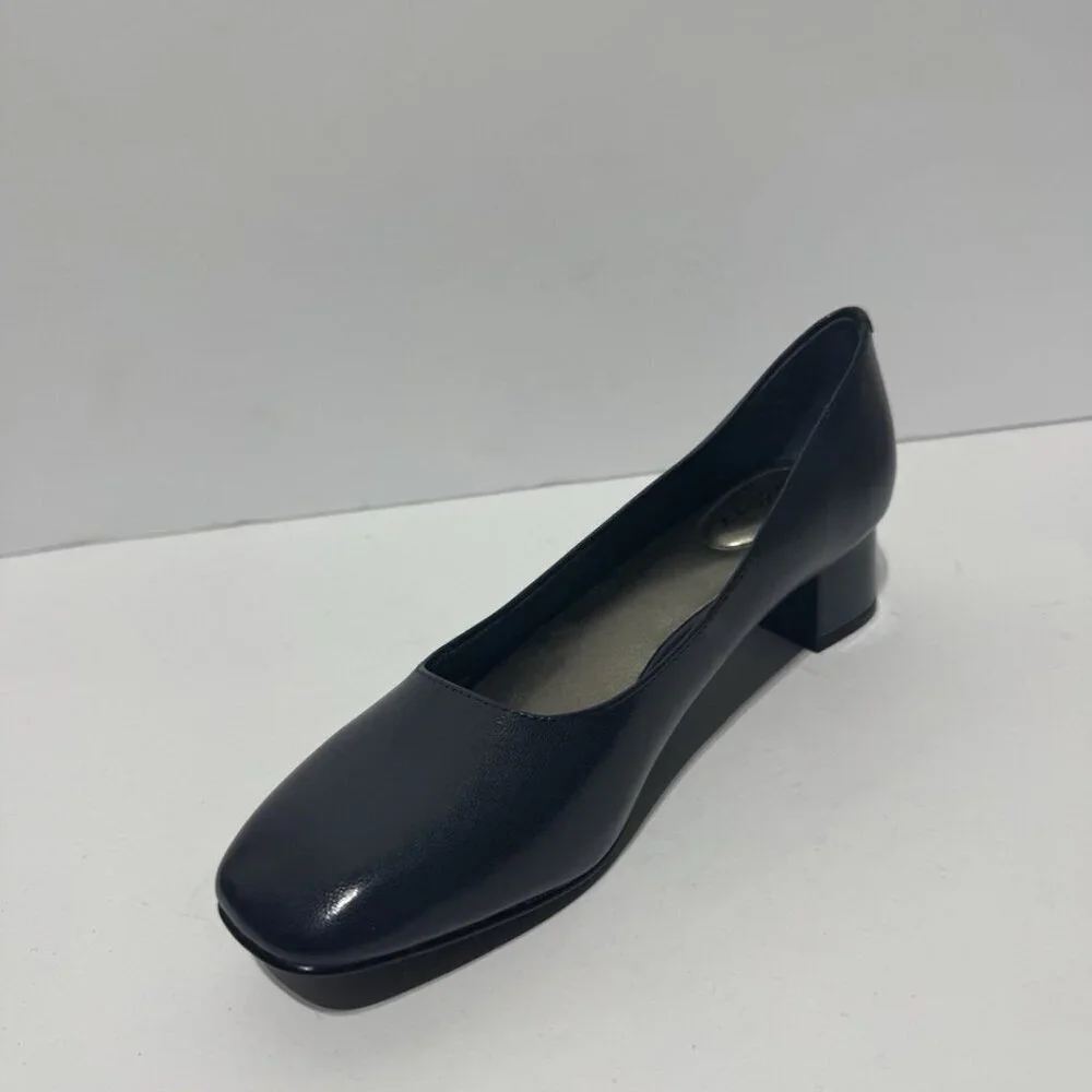 Trotters Womens Dream Pump Heels Navy Size 7S